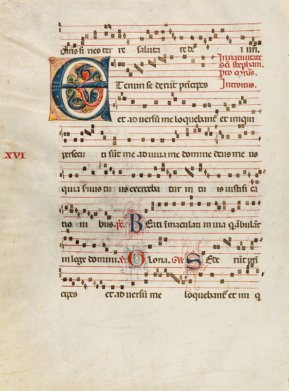 Leaf from a Gradual (c.1300)