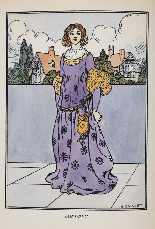 Frontispiece by Edith Calvert from Sweetbriar : a pastoral with songs by Dorothea Gore Browne