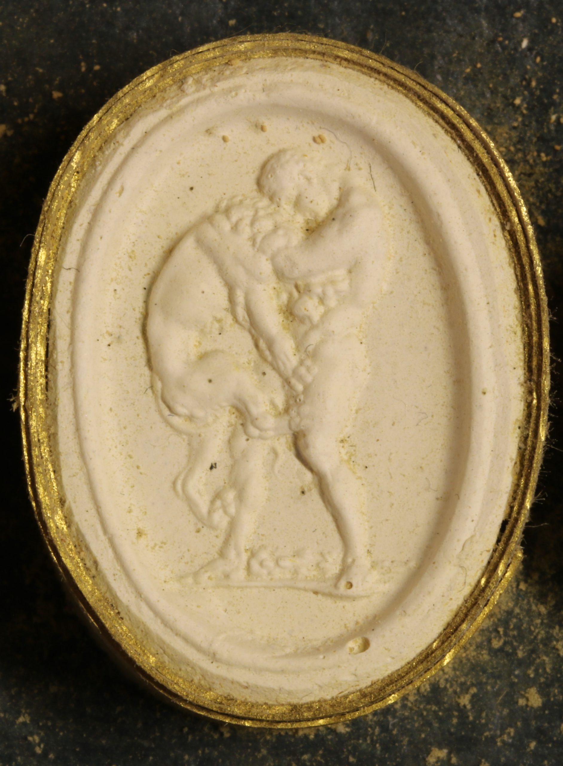Herakles' Fight with the Nemean Lion 