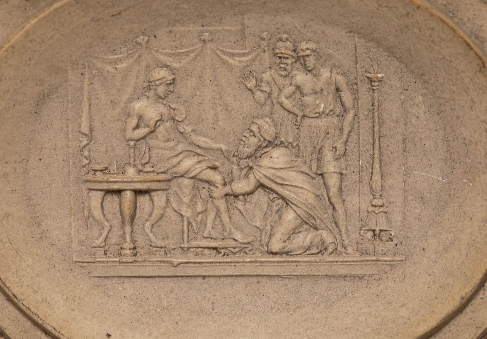Priam beseeches Achilles