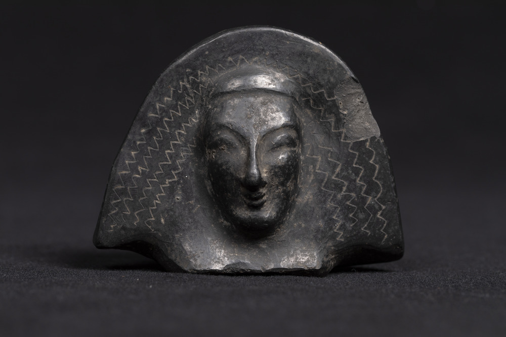 1 Mid 6th-century BC fragment of a bucchero focolare
