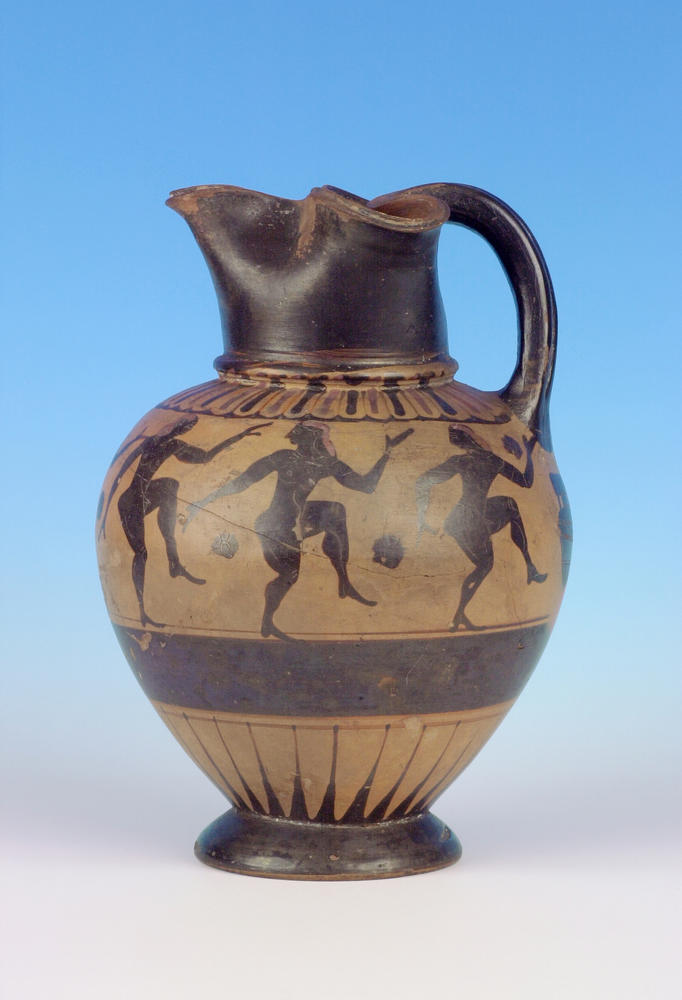 12 Late 6th-century BC black-figure oinochoe