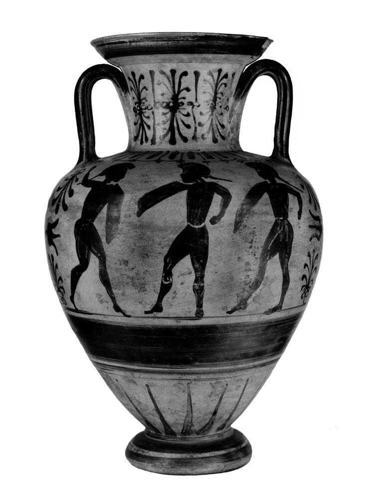 2 Early 5th-century BC black-figure amphora