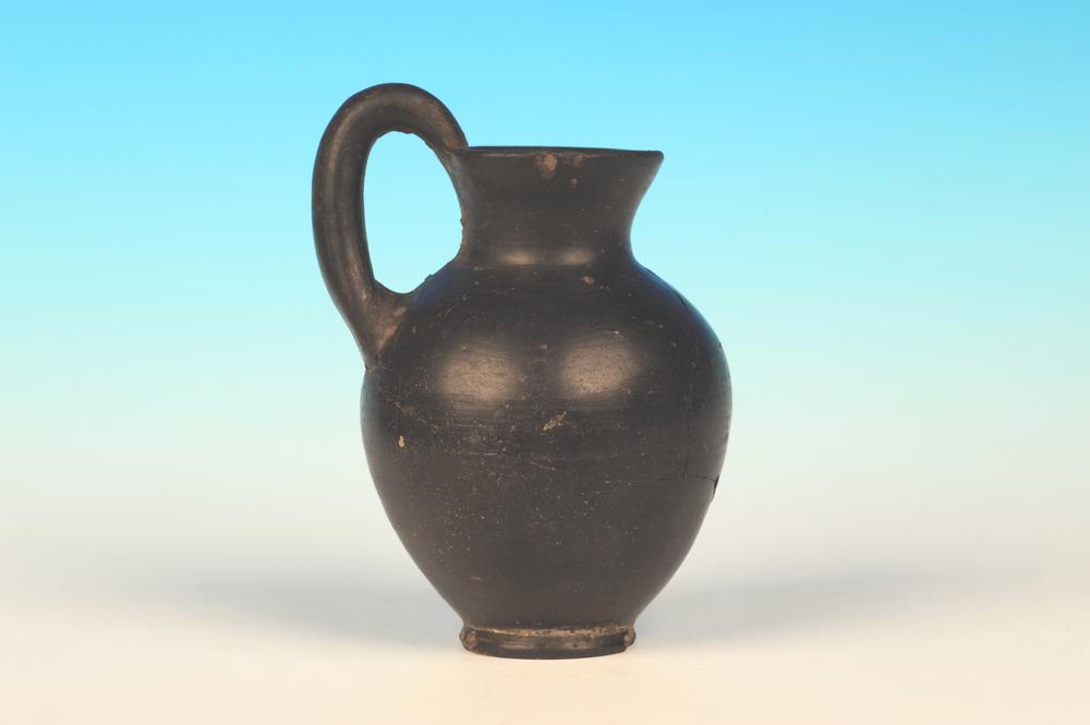 7 Early 6th-century BC bucchero olpe