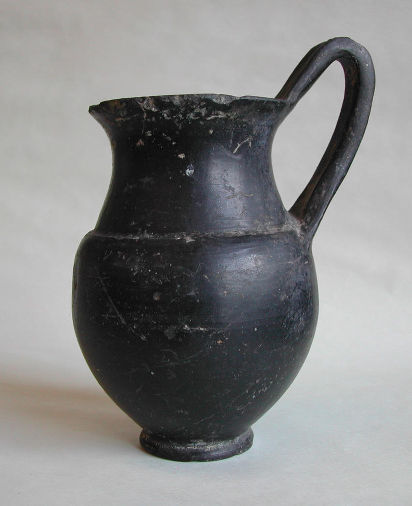9 Early 6th-century BC bucchero olpe